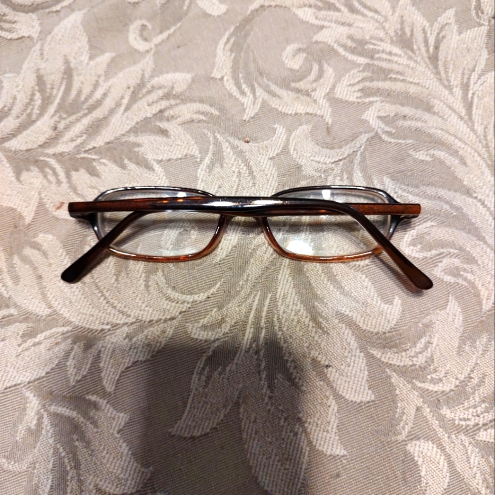 👓🤎👓 Fab Vintage 90's Cinnamon Brown Prescription Eyeglasses - Picture 10 of 13